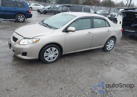 2009 Toyota Corolla Xle z USA, uszkodzony, nr VIN 2T1BU40E09C175223
